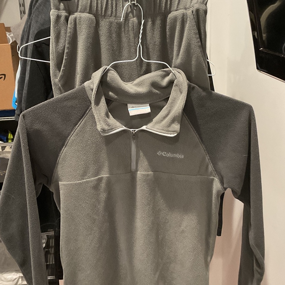 Columbia Charcoal Fleece Set